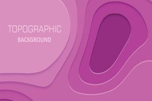 Geometric paper cut background vector