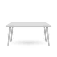 3d Table mockup vector