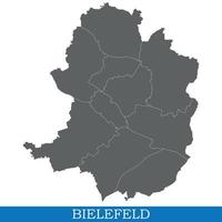 High Quality map city of Germany vector