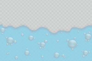 Foam background with bubbles vector