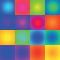 Set of color blurred gradients vector