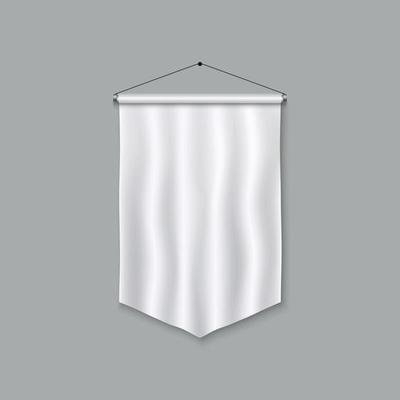 Realistic Pennant Template