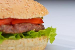 hamburguesa comida rapida foto