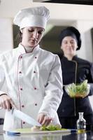 chef preparing meal photo