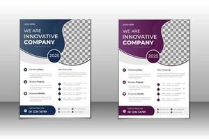 Corporate Business Flyer Design template vector