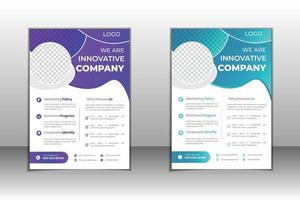 Corporate Business Flyer Design template vector