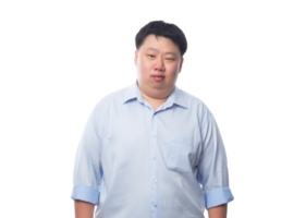 hombre gordo de negocios asiático, archivo png