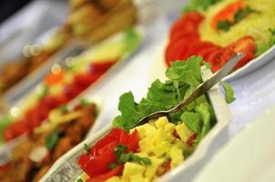 buffet food closeup photo