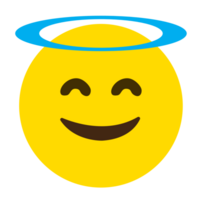 emoji de rosto de círculo amarelo expressa emoções.