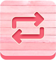 Wooden Repeat Button, Wooden Icon png