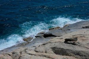 view of the cliffs of the Catalan Costa Brava photo