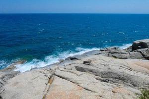 view of the cliffs of the Catalan Costa Brava photo