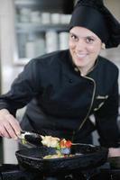 chef preparing meal photo