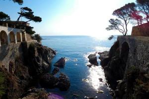 view of the cliffs of the Catalan Costa Brava photo