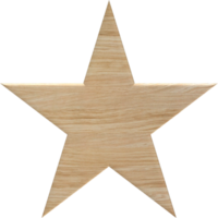 Blank Star Wooden Sign png