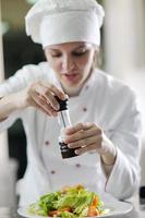 chef preparing meal photo