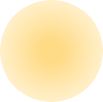 Yellow Gradient Circle png