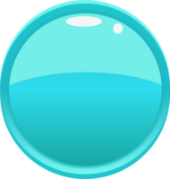 blauw tekenfilm cirkel knop png