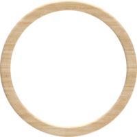 Wooden Round Frame png