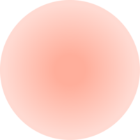 cercle dégradé orange png