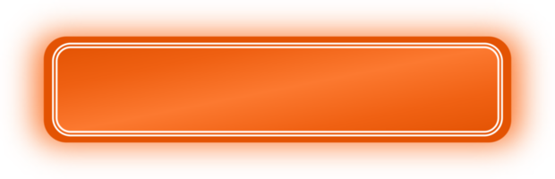 orangefarbener Neonknopf, leuchtender Neonknopf png