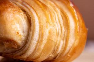 croissant on the table photo