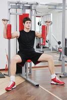 man fitness workout photo