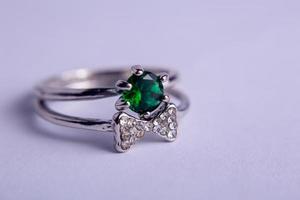 ring with diamonds photo