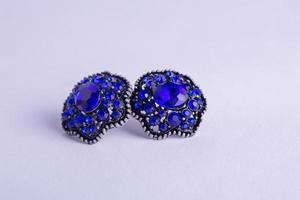 earrings with diamonds photo