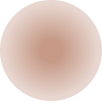 brun lutning cirkel png