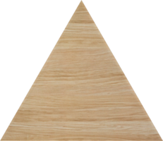 panneau en bois triangle vierge png