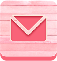 Wooden Mail Button, Wooden Icon png