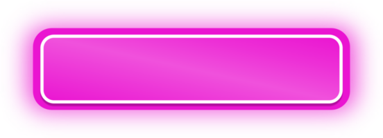 botão de néon rosa, botão de néon brilhante png