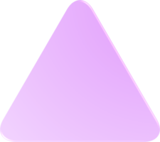 Purple Gradient Triangle, Gradient Triangle Button png