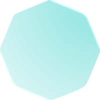 Gradient Octagon, Gradient Octagon Button png