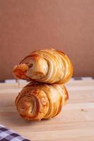croissant on the table photo