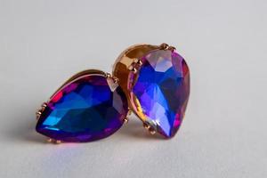 earrings with diamonds photo