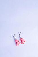 pink dinosaur earrings photo