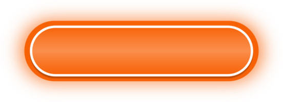 orangefarbener Neonknopf, leuchtender Neonknopf png