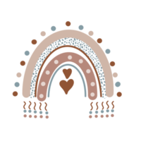 Boho-Regenbogen für Kinderzimmer-Wanddekoration, moderner Kinderstil png