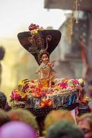 Hindu god krishna premium photo