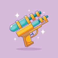 Water gun in songkran festival the element for graphic designer vector