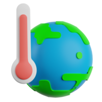 globale erwärmung 3d-illustration png