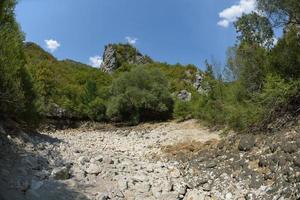 wild river dried riverbed photo