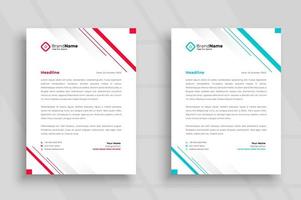 simple latter head design template vector