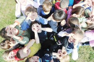 niños en edad preescolar foto