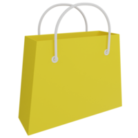 shoppingväska 3d illustration png