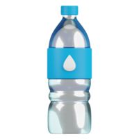 water fles 3d illustratie png