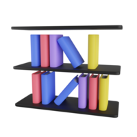 Library 3D Illustration png