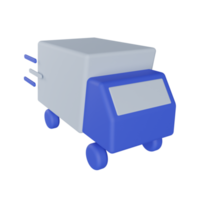 Truck Shipping 3D Illustration png